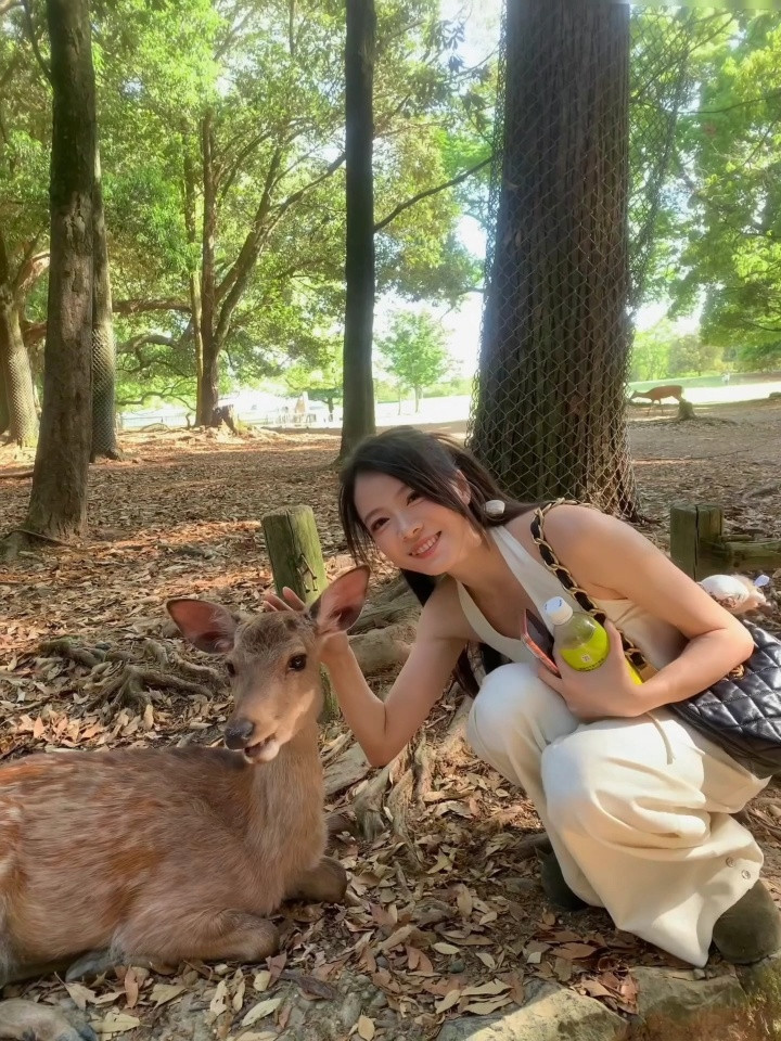 LPL女主持骆歆晒照: 最喜欢去野生动物园了