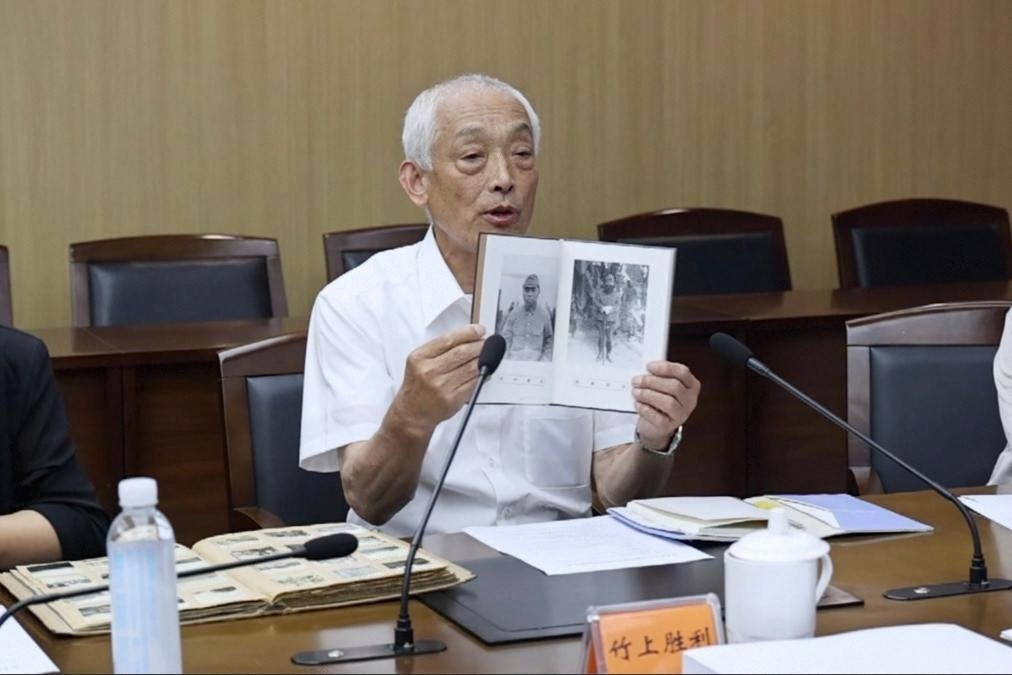 【#侵华日军荣字1644部队细菌战证据公布#】2017年，日本老人竹上胜利在改装