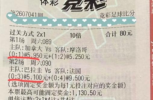 今天有多少人是和下面这位彩民一样？把两场比赛的比分给打反的？今天的这两场比赛结