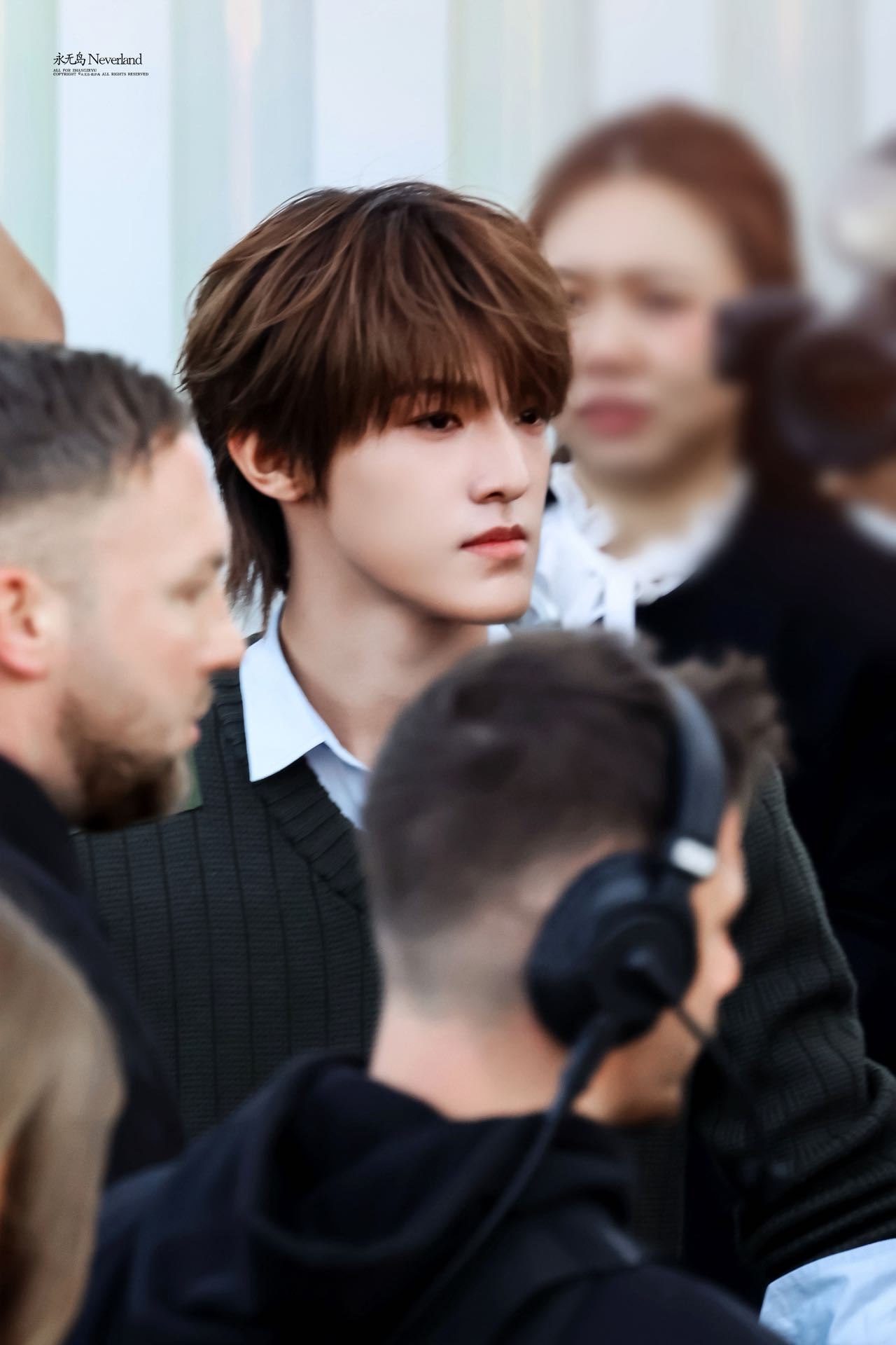 张泽禹高智感少年具象化prada大秀米兰时装周张泽禹×Prada大秀秀场高智感