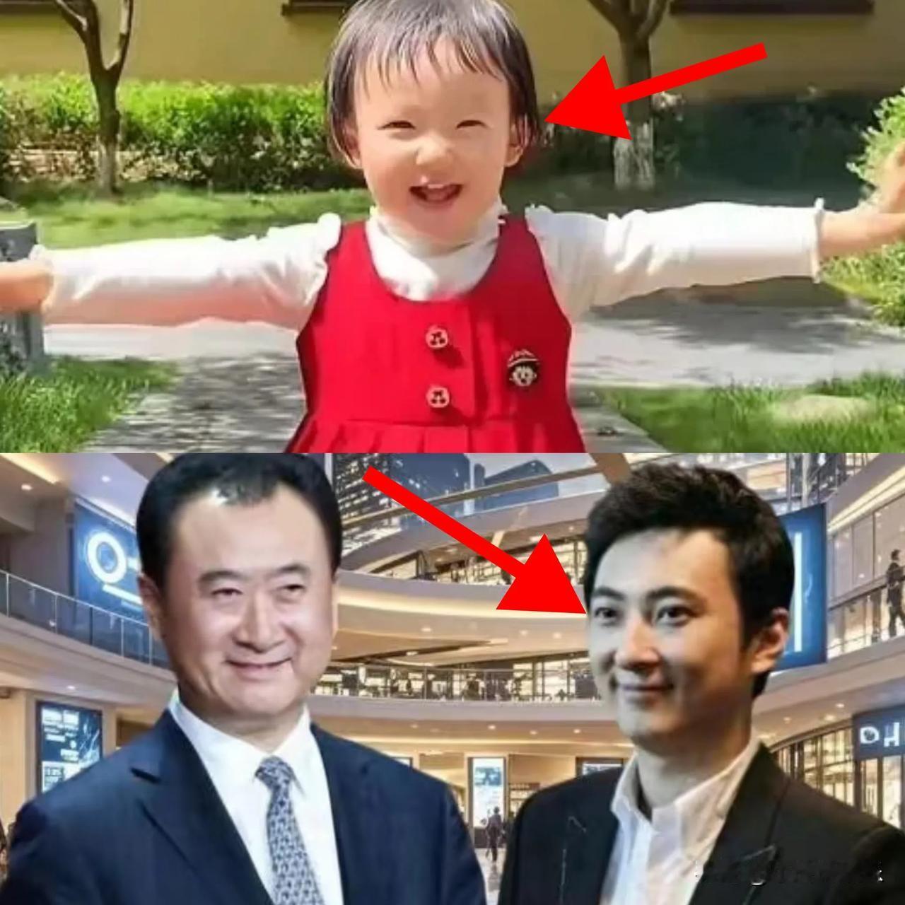 王思聪是怎么做到无动于衷的这个软软糯糯的小女孩明明就是王思聪的缩小版啊