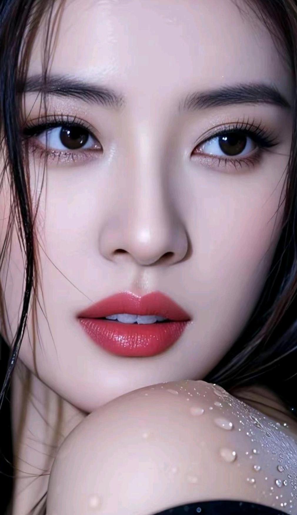 水润肌肤，红唇诱惑，性感迷人！💋✨