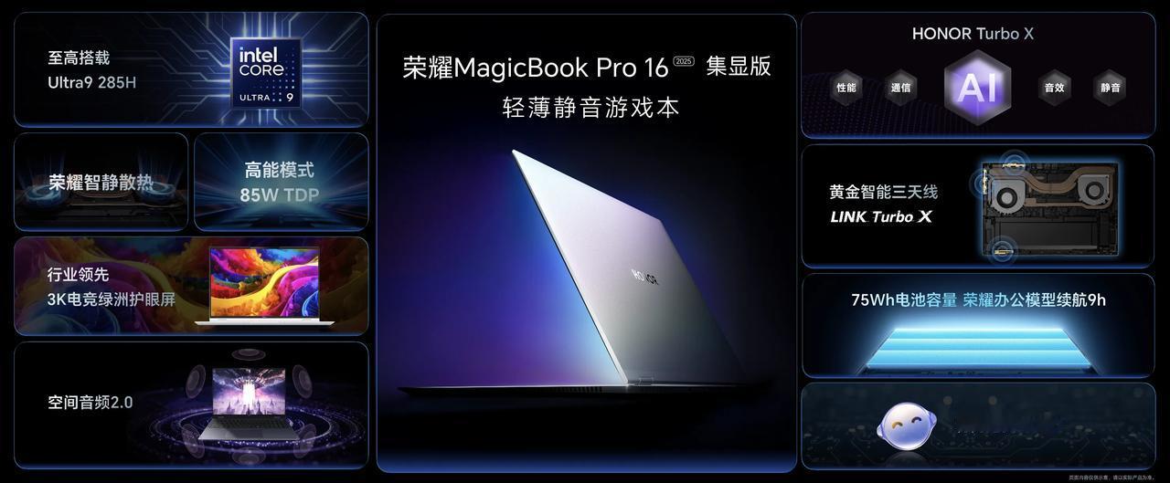 荣耀MagicBookPro系列来了。依旧是很有激情的主讲人。这应该是荣耀