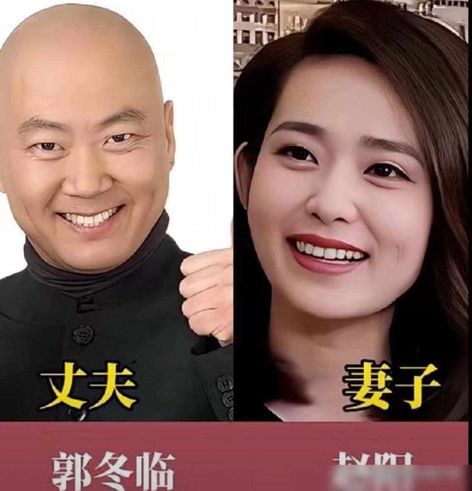 小品演员夫妻档颜值PK​贾冰大高个配圆脸蛋，笑眼眯缝自带喜庆感，春晚小品笑点