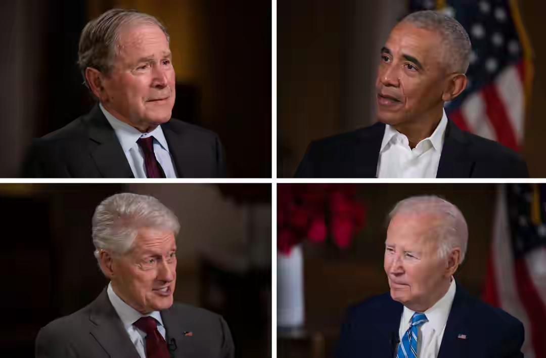 彻底疯狂！美国4位前总统罕见抱团，死对头联手围剿特朗普，美式民主彻底笑死人！