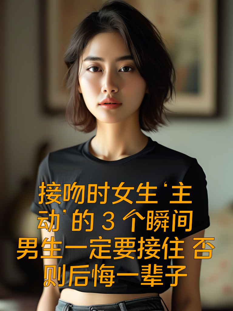 接吻时女生‘主动’的3个瞬间，男生一定要接住，否则后悔一辈子！