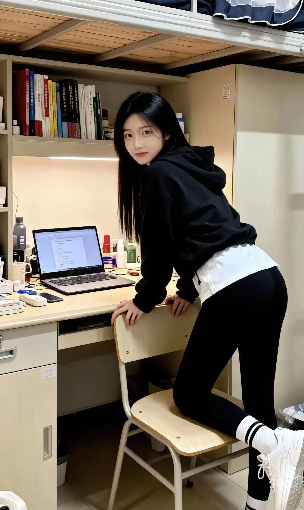 学习与时尚并存，青春洋溢的日常📚👟宿舍情景带你看宿舍环境