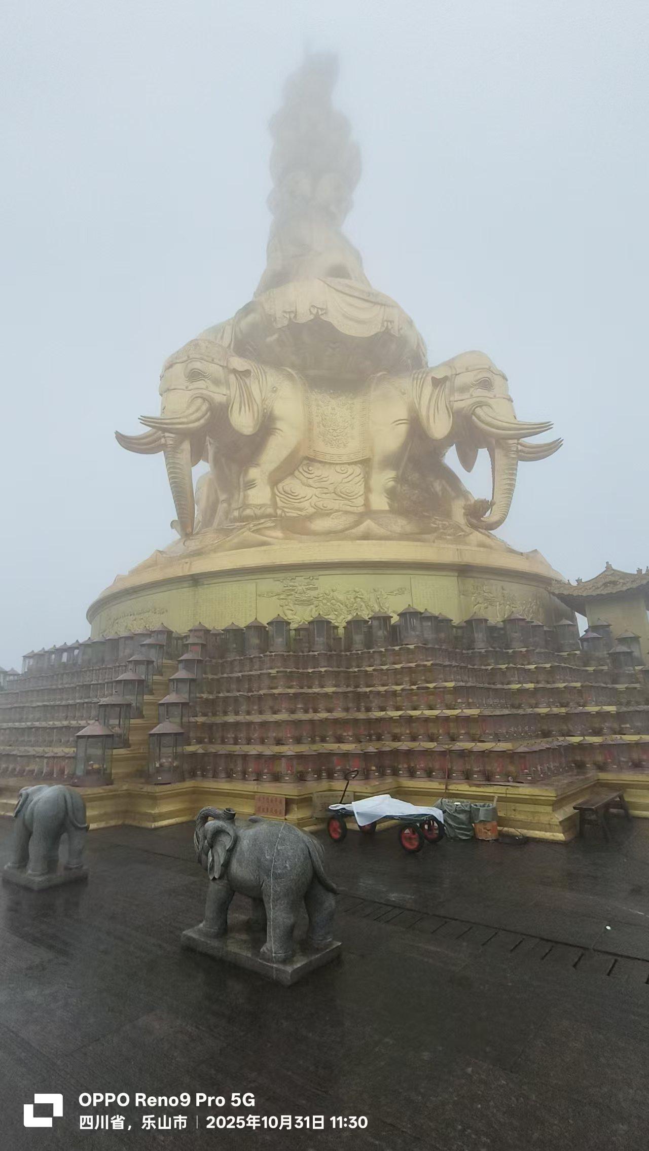 我去年慕名从成都到峨眉山旅游，大雾，长途车费往返120元，景区观光车往返120元