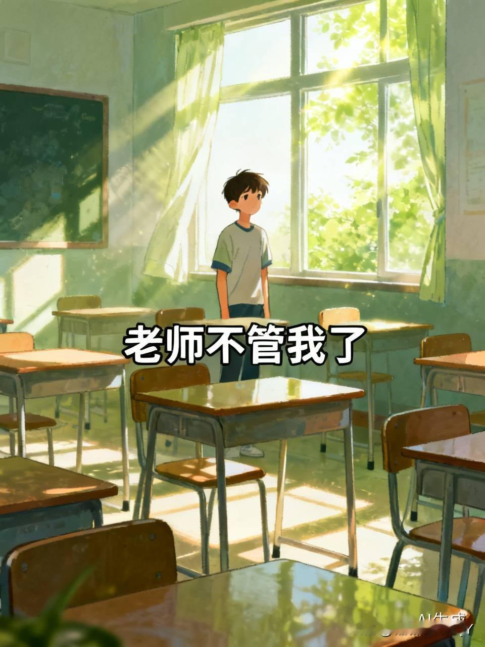 有个小男孩在上小学，在学校跟老师顶嘴，老师就让他在后面罚站了半小时，。回到家后