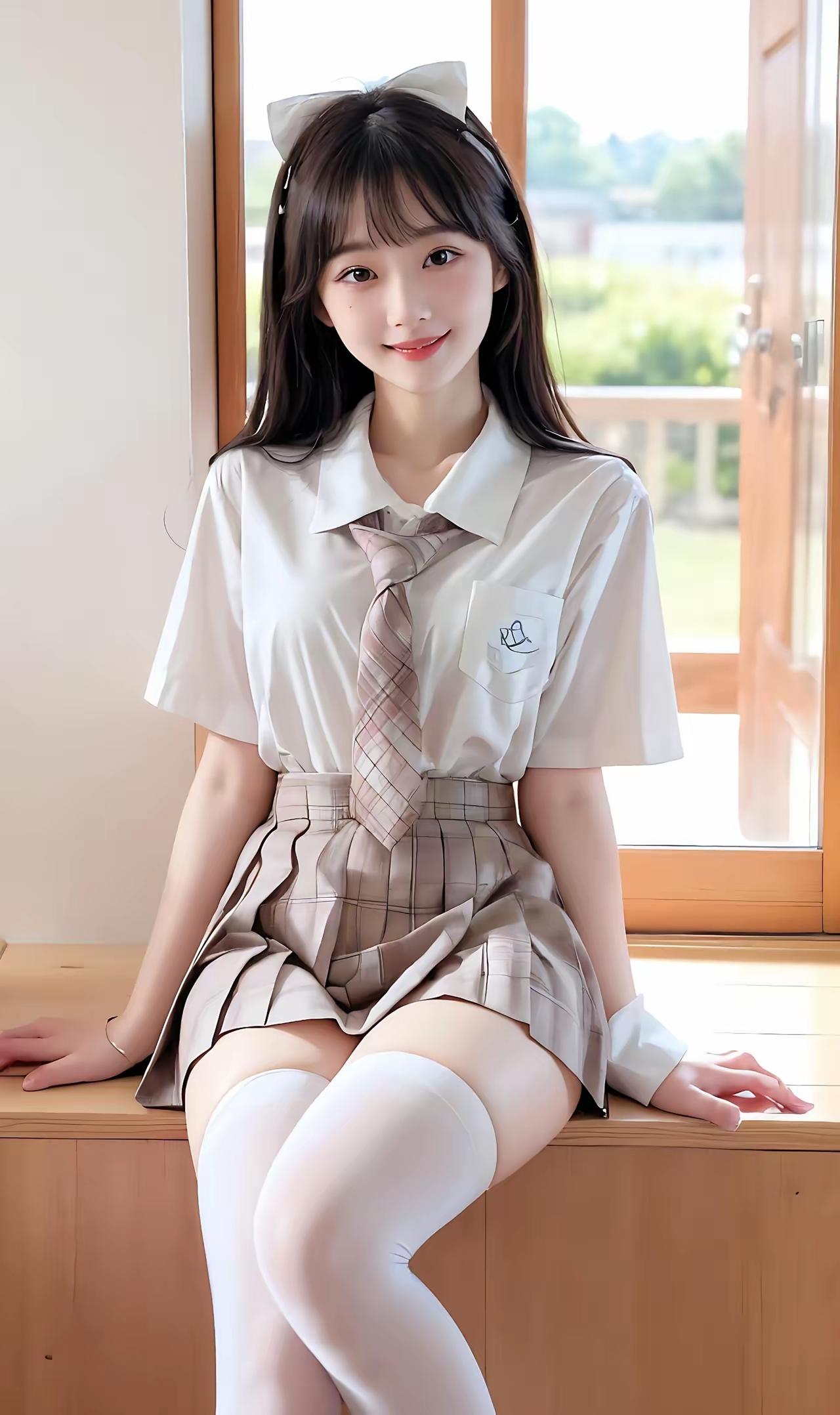 校园少女风穿搭，清新甜美，少女心满满！💕
