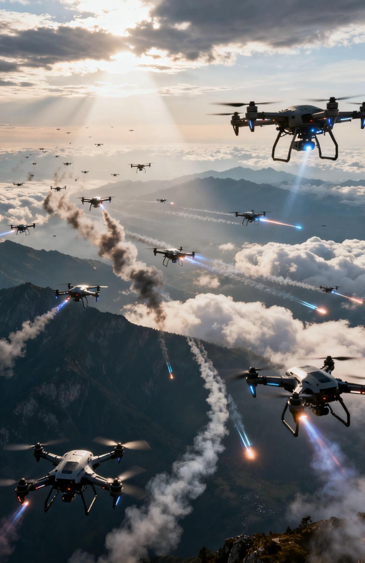 现在的战争，人多都没有用！全是无人机！俄乌战场上，俄军用无人机，一周就击落