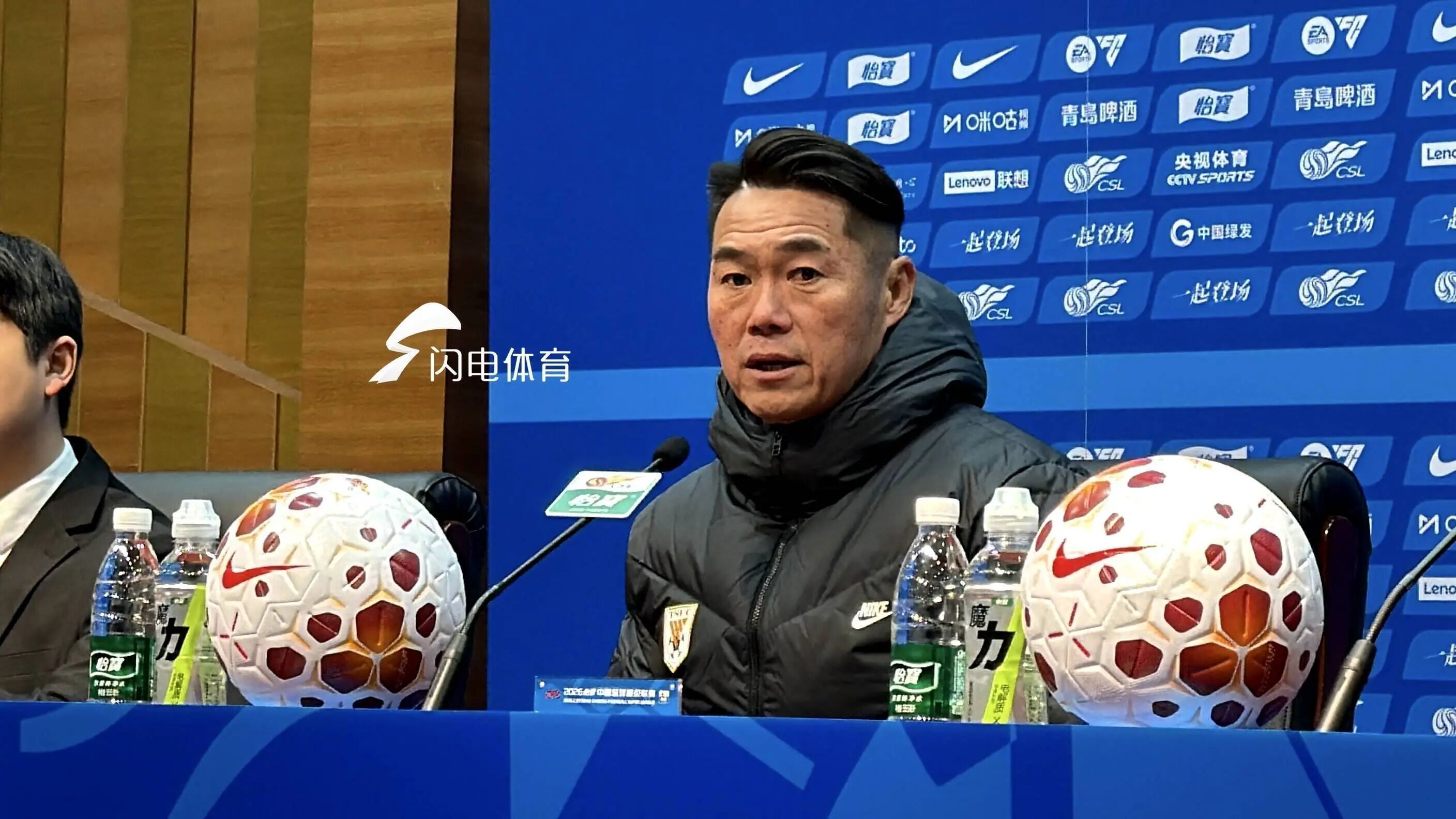 泰山队赛前训练中，刘洋、克雷桑、德尔加多三将未参与合练。对此，宿茂臻回应道：克雷