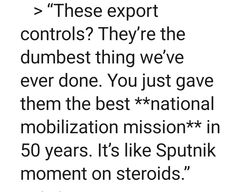 传言昨晚黄仁勋台北私宴上，和几位大佬聊天被曝光，里面有一段很有意思。讲到对CN的