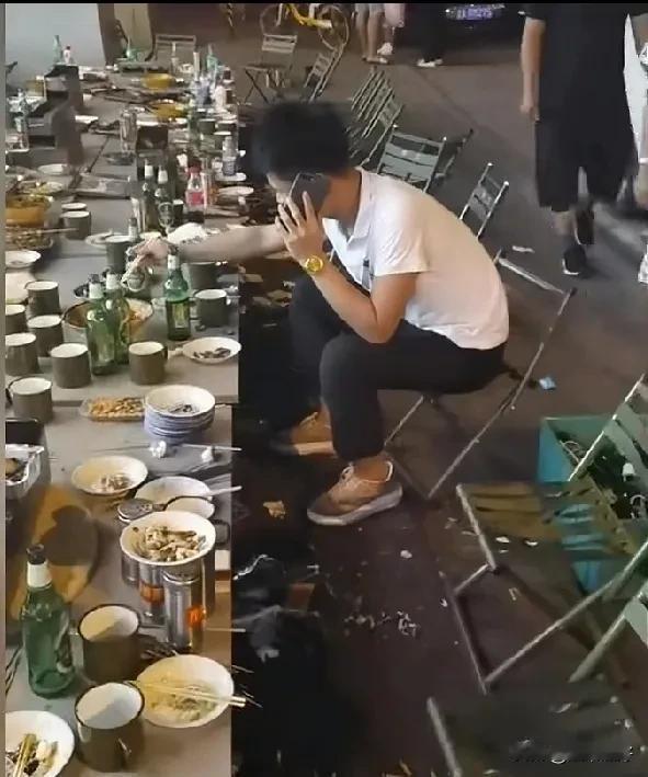 天下没有不散的筵席，可悲的是，筵席散了的时候，只剩下一个人买单!