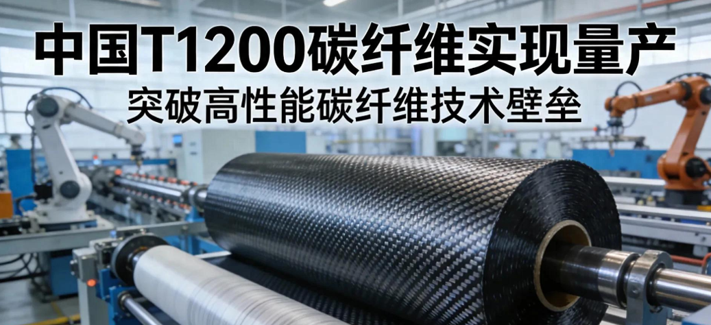 全球首发！中国T1200碳纤维量产，高端制造迎来黑色黄金