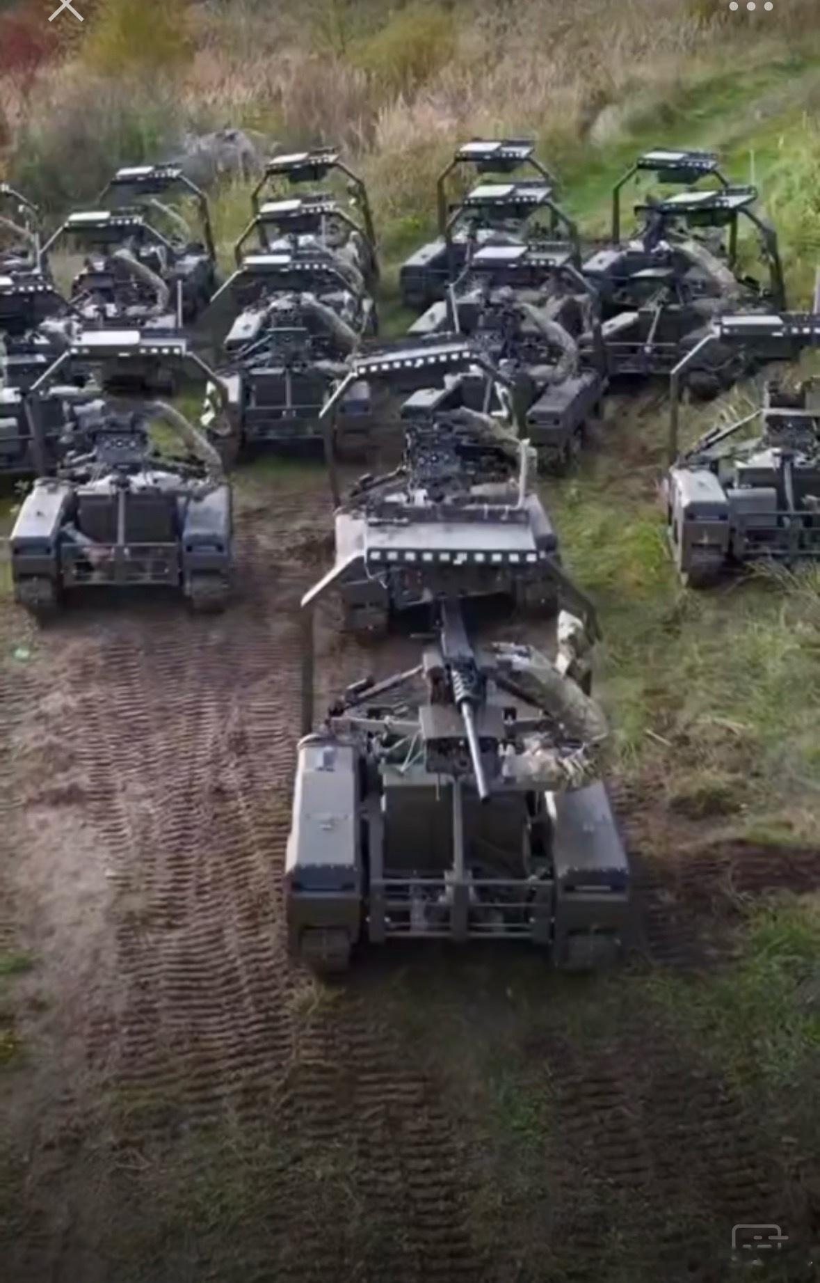 乌克兰DevDroid公司开发，地面机器人战斗综合体DroidTW-12.7