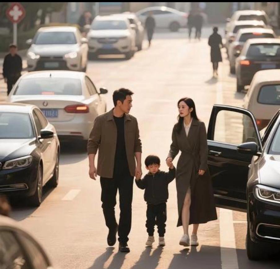 赵丽颖和冯绍刚这对昔日夫妻同框“送子上学，默契陪娃”，再爆猛热搜2025年9