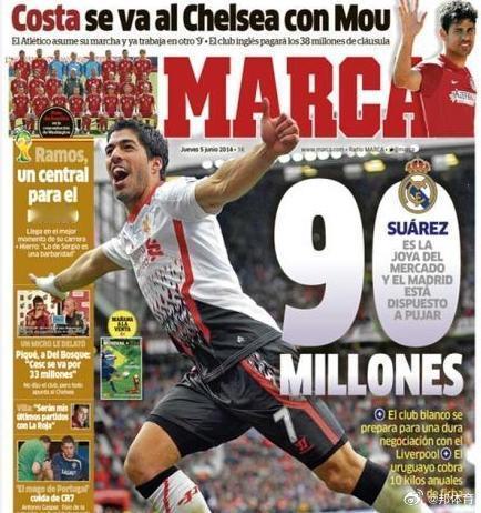 【皇马重磅收购！9000万挖英超第一神】6月6日，《马卡报》继续报道皇马追求苏亚