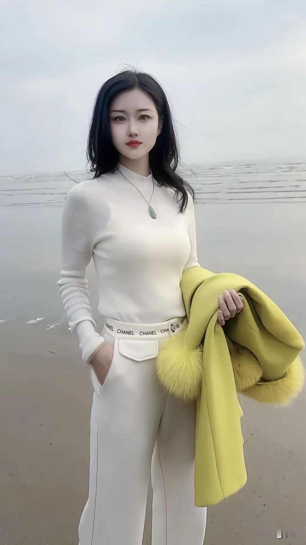 海边行