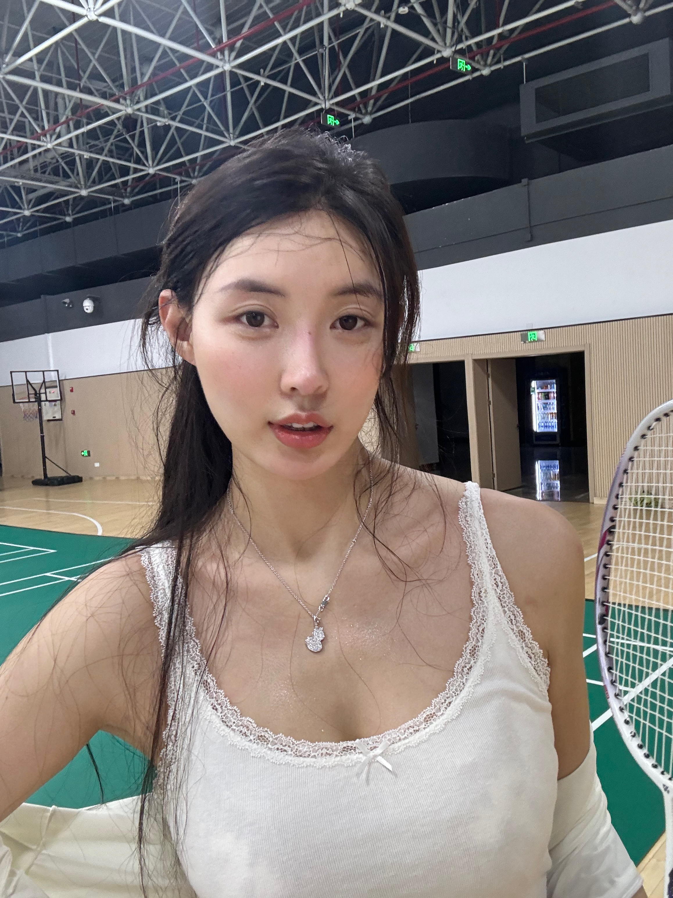 喜欢运动后的素颜​​​