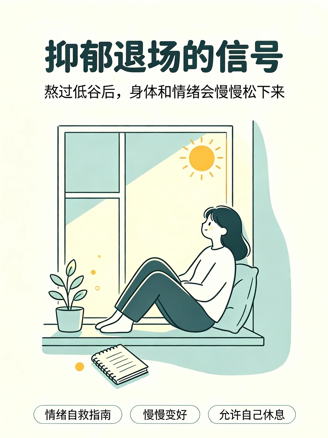 抑郁退场的信号