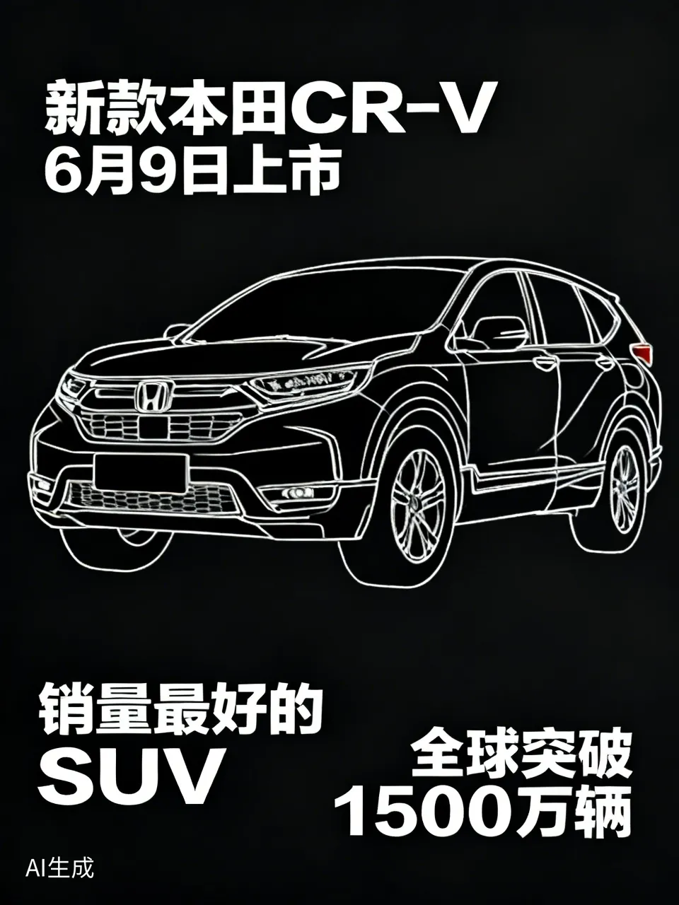 新款本田CR-V6月9日就要上市了，这款本田销量最好的SUV曾无比风光。200