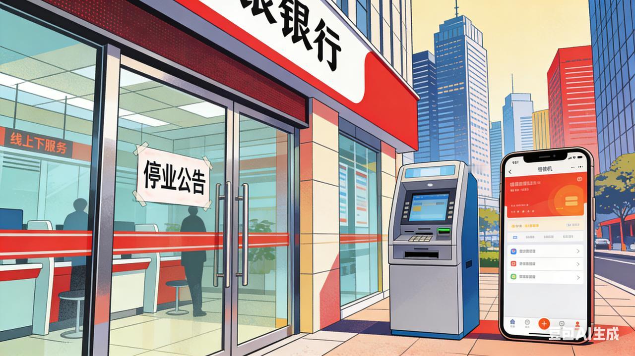 银行网点大撤离！今年超9000家关停、370余家注销，普通人这么应对就够了身