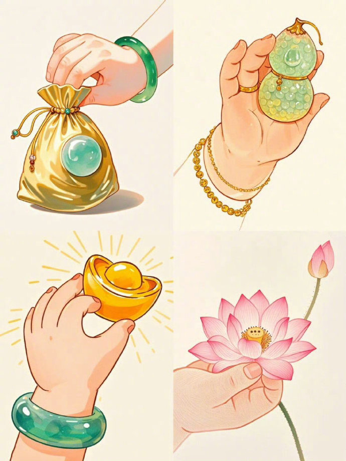 像你这样的有福之人，一定会金玉满堂的。