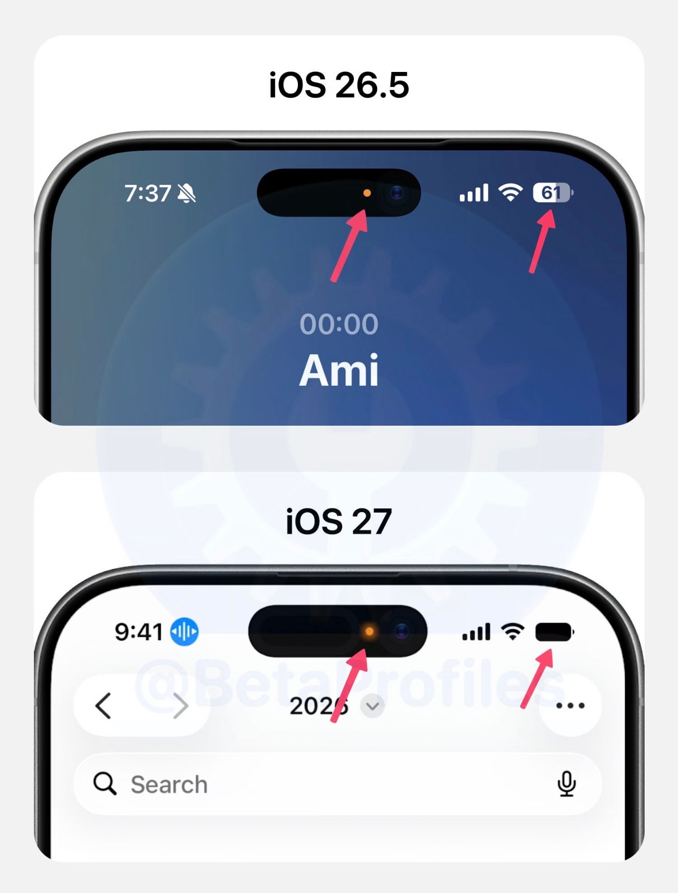 iOS27的“大变化”：新电池图标……