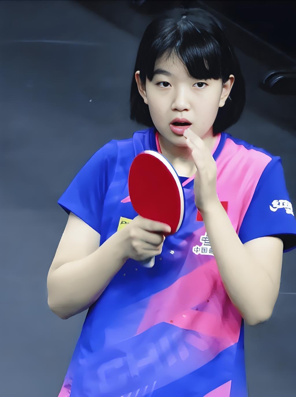 13岁祝启慧不仅跟赛重庆冠军赛，而且出现在国乒女队一队新名单中！国乒女队一队名