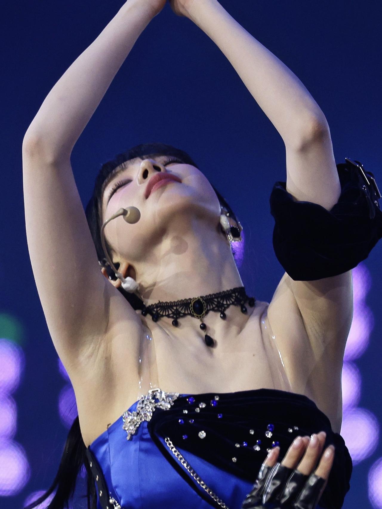 柳智敏，好干净的一张脸！柳智敏腋下管理干净女孩性感