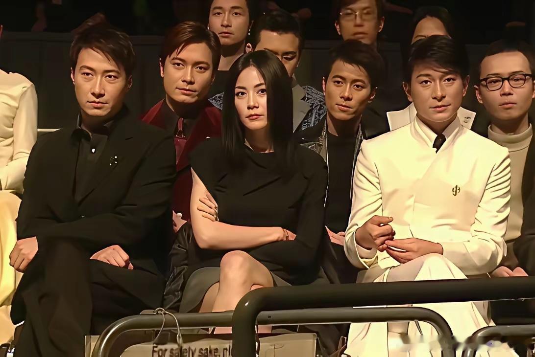 后边的罗嘉良确实没黎明帅啊，独一档的儒雅，中间的是王菲吗？