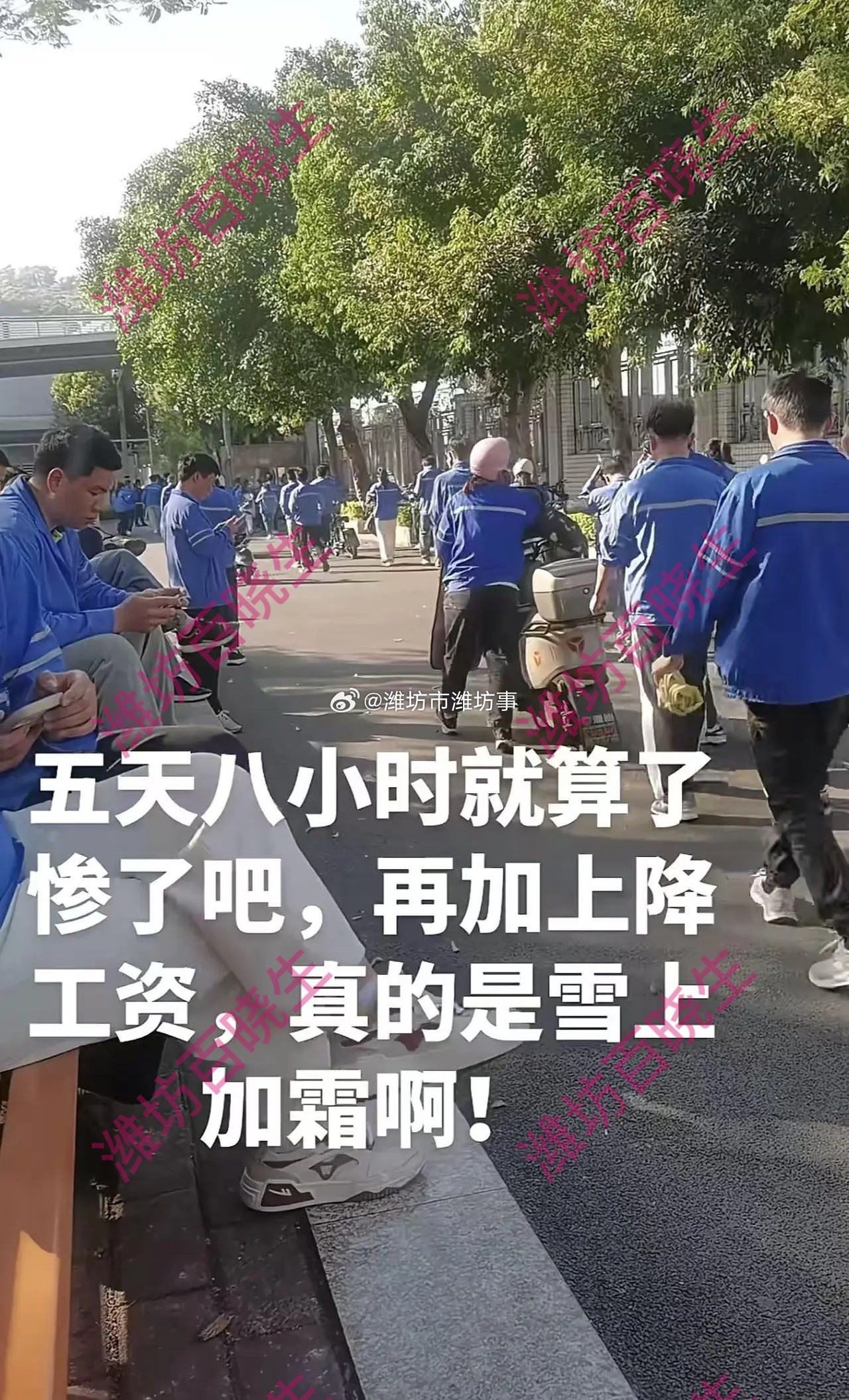 潍坊方言工厂越来越难，五天八小时+降薪成打工人噩梦如今的工厂经营愈发艰难，不