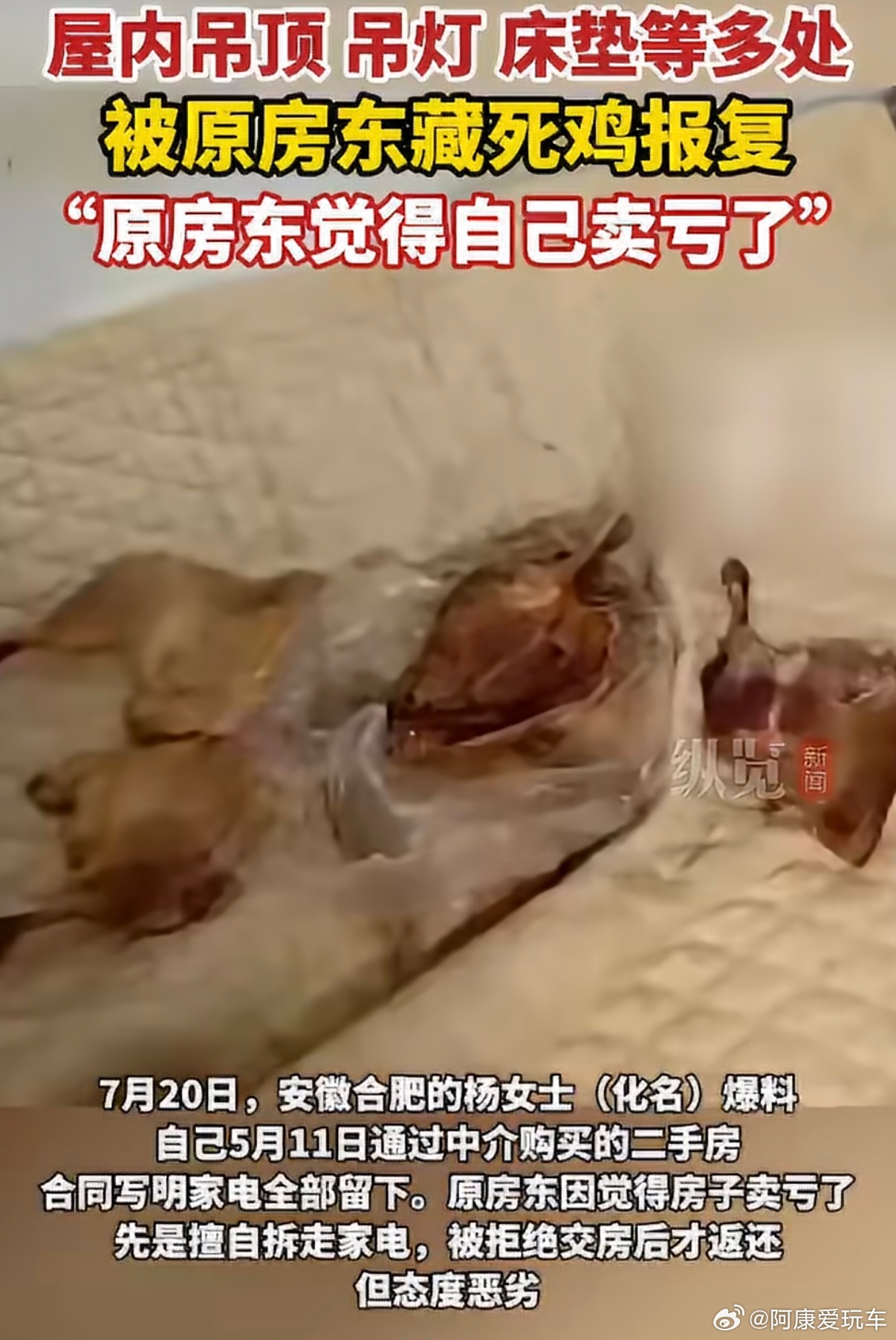 房东觉得房子卖亏了报复买家合肥二手房这事，真的膈应到我了…双方交易本就是你情我愿