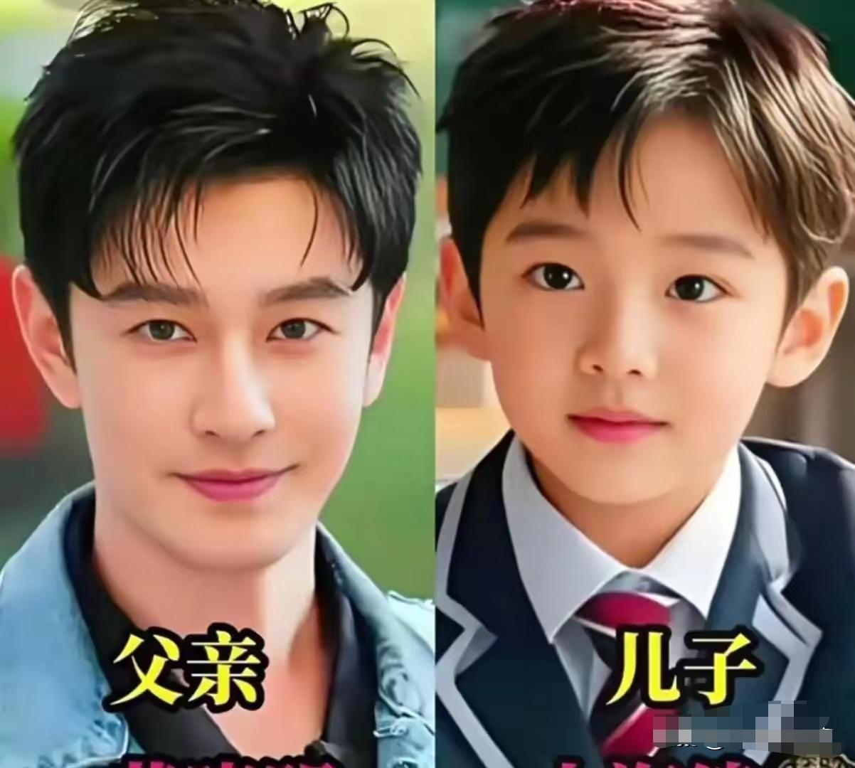 盘点16位明星的星二代儿子，颜值差距一目了然。不少孩子完美复刻父辈眉眼轮廓，五官