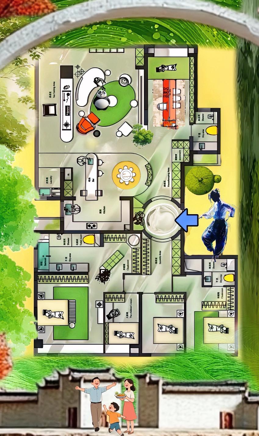 一遇拆迁便化龙，三圆定乾坤，我滴个老天爷，居然是只锤子砸出，一个惟妙惟肖的四居室