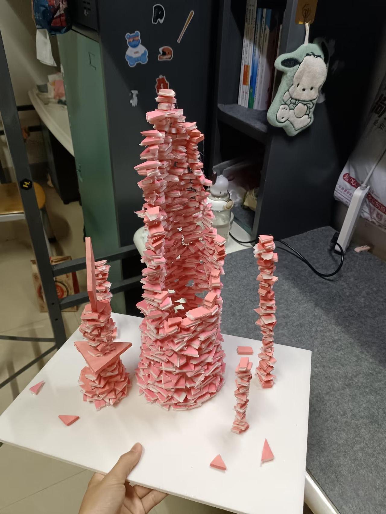 这巧克力塔我做的好看吗