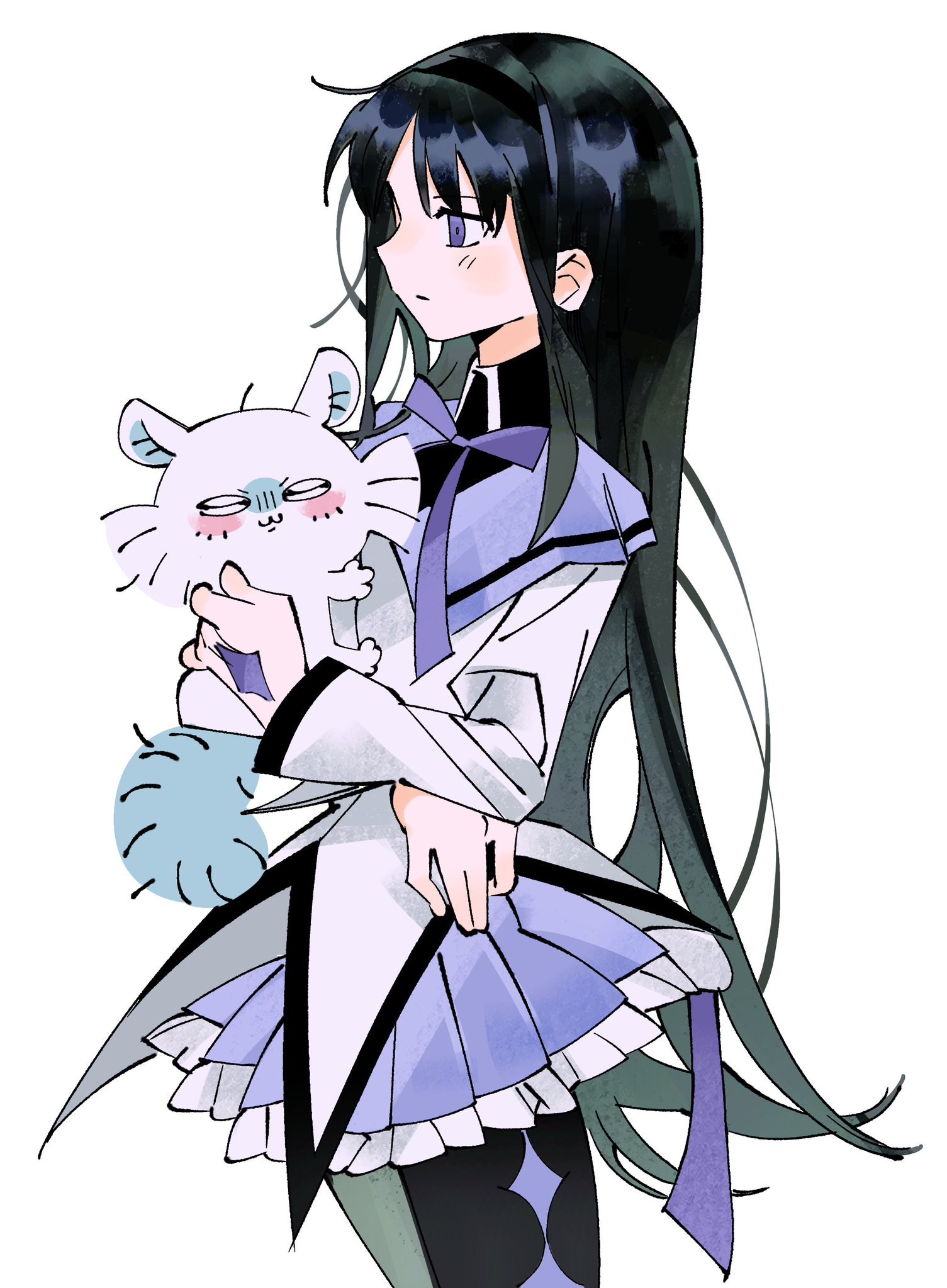 魔法少女小圆×chiikawa晓美焰和鹿目圆和小可爱们的联动.🤩画师.Cs
