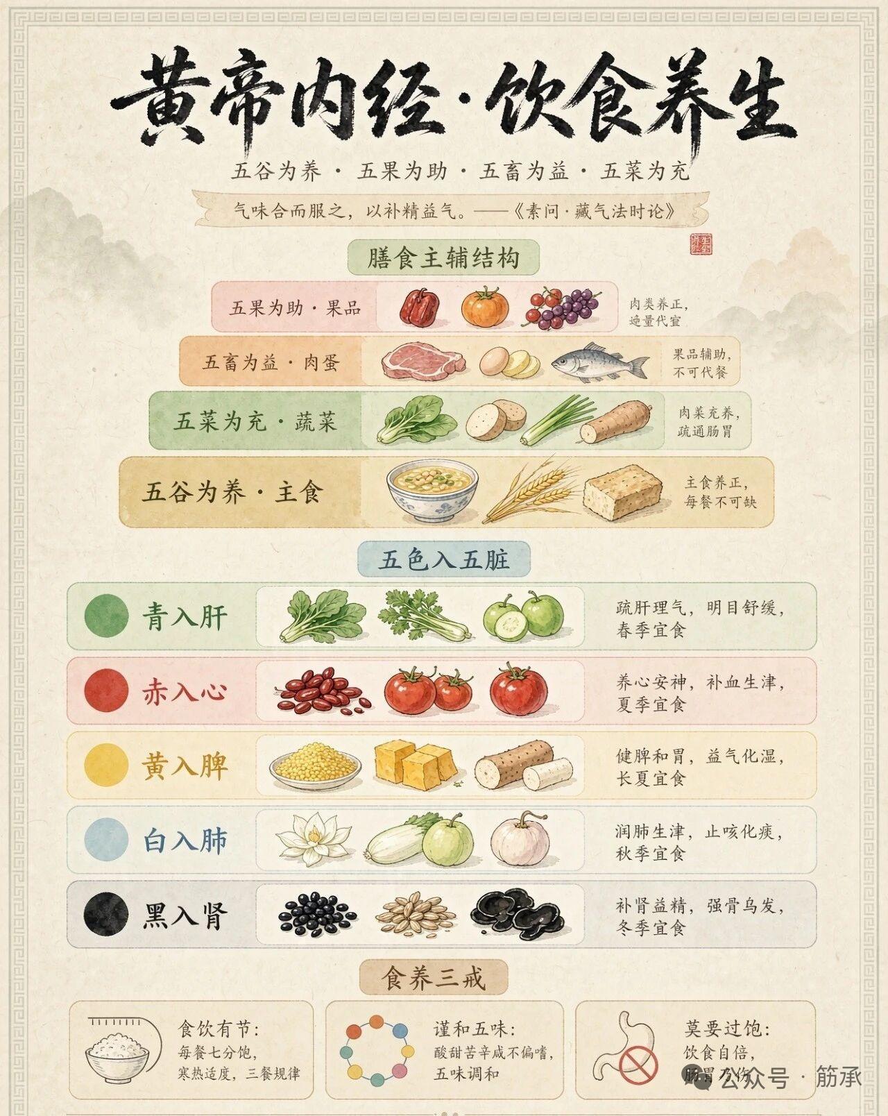 《黄帝内经》的吃法：养生不在"补"，在"和"很多人一谈养生就想着补，《黄帝内