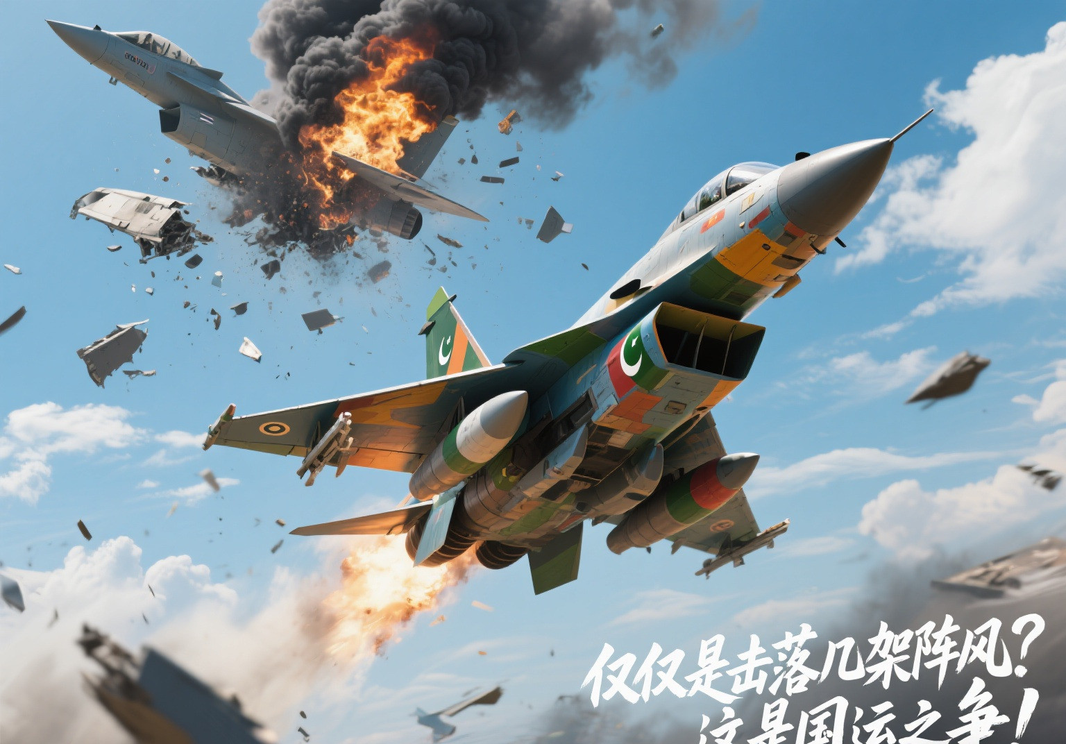 击落阵风，影响巴基斯坦国运---