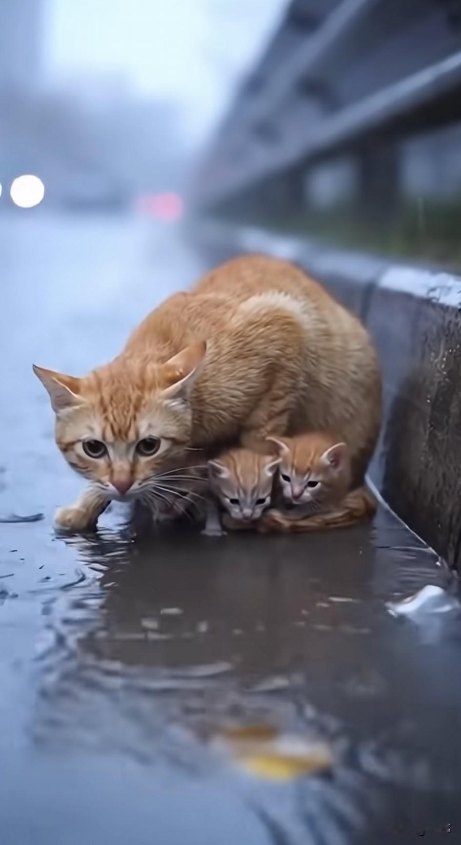 泪目了！这天下起了大雨，一位小姐姐撑着雨伞去朋友家玩，雨中漫步也是另一种感觉，当
