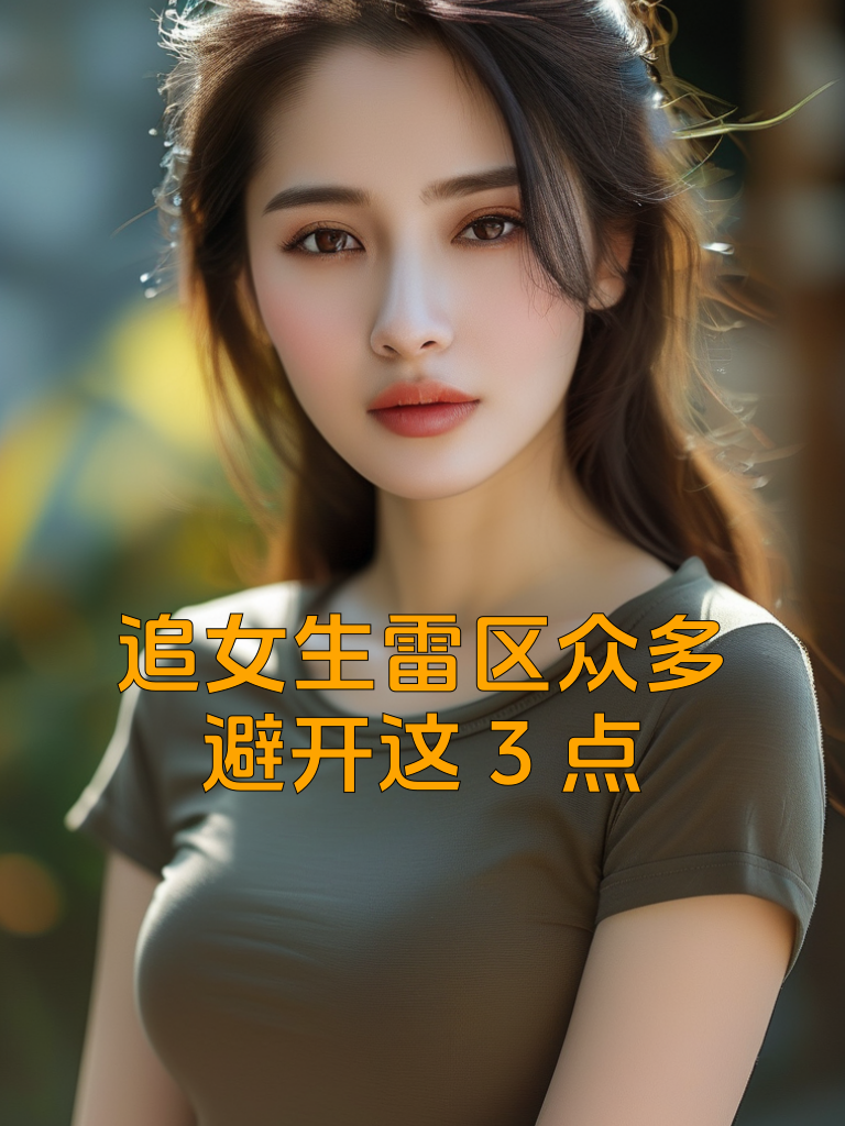 追女生雷区众多：避开这3点