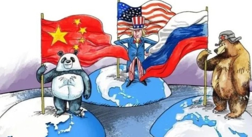 中美俄的三角关系已经大变样了，早就不是过去“两弱对一强”的格局了，如今是“两个大