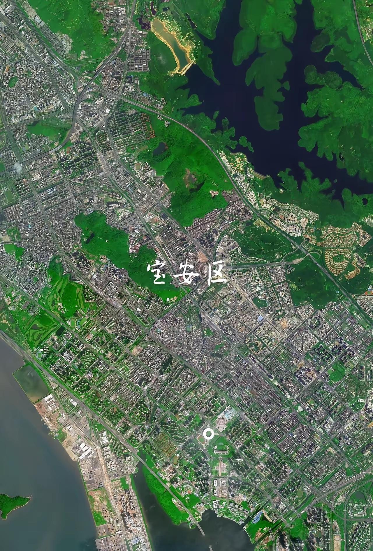 深圳各区的人口密集程度和绿化情况。深圳