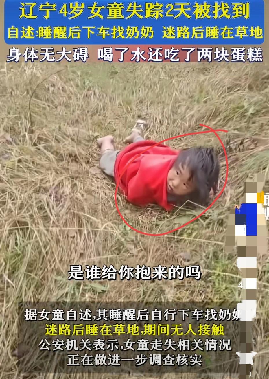 女孩找到了，10万悬赏却吵翻了！这事儿的关键根本不是钱辽宁4岁失联女孩平安