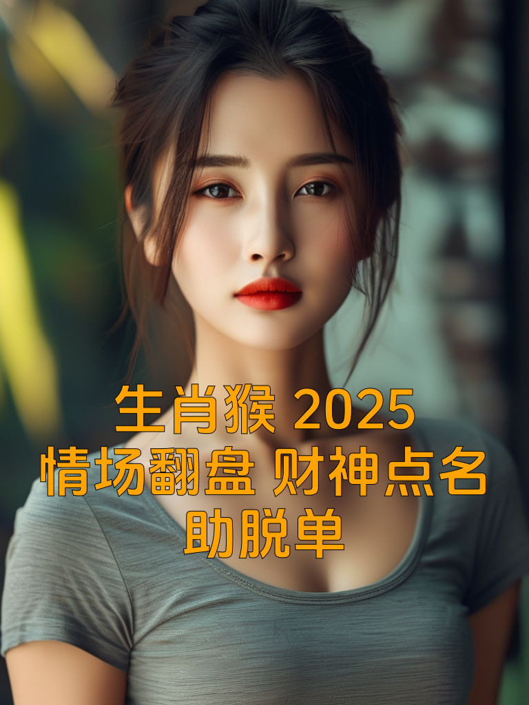 生肖猴2025：情场翻盘，财神点名助脱单