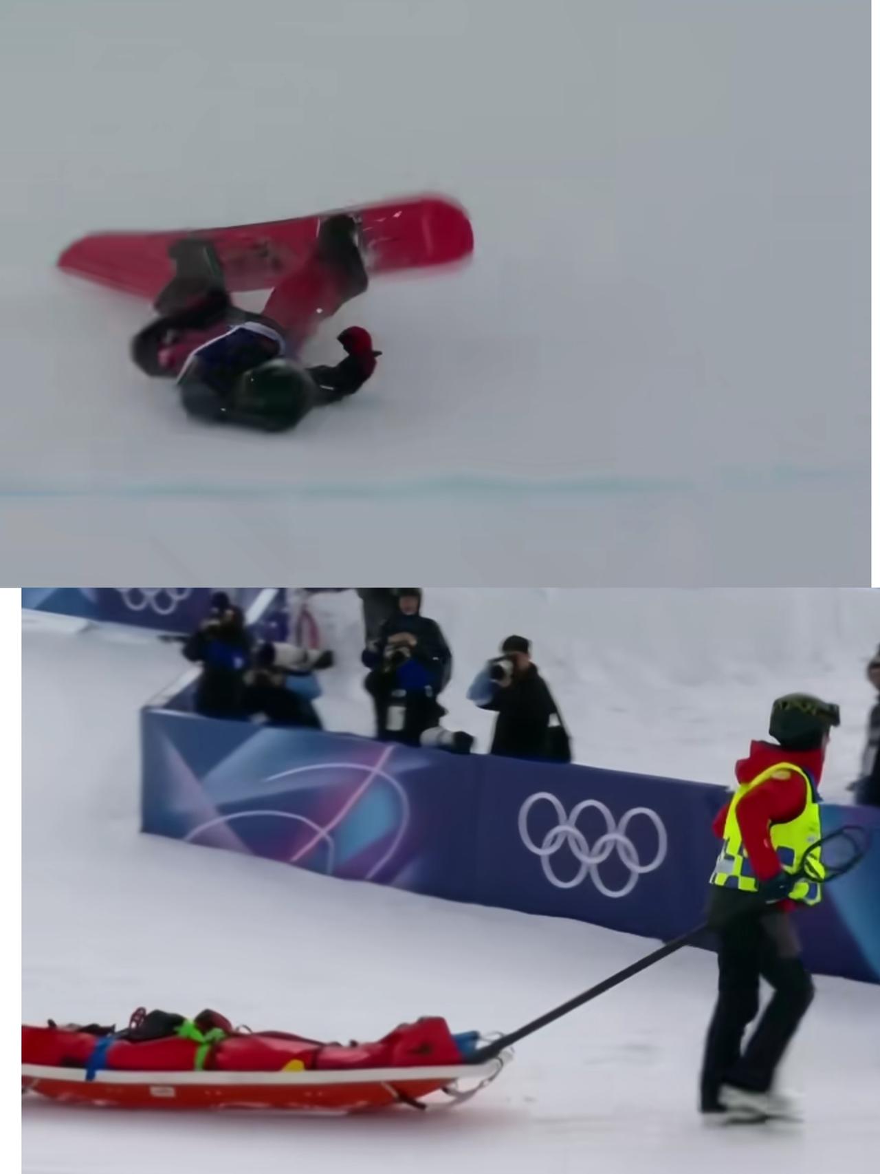 我真的是看不下去了。五届冬奥元老级人物刘佳宇在米兰冬奥会上U池受伤了！刘