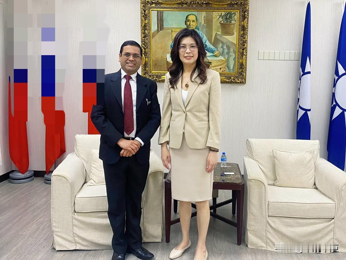 印度台北协会会长德宁瀚，今（4日)拜会国民党主席郑丽文。双方就台湾与印度的双边合