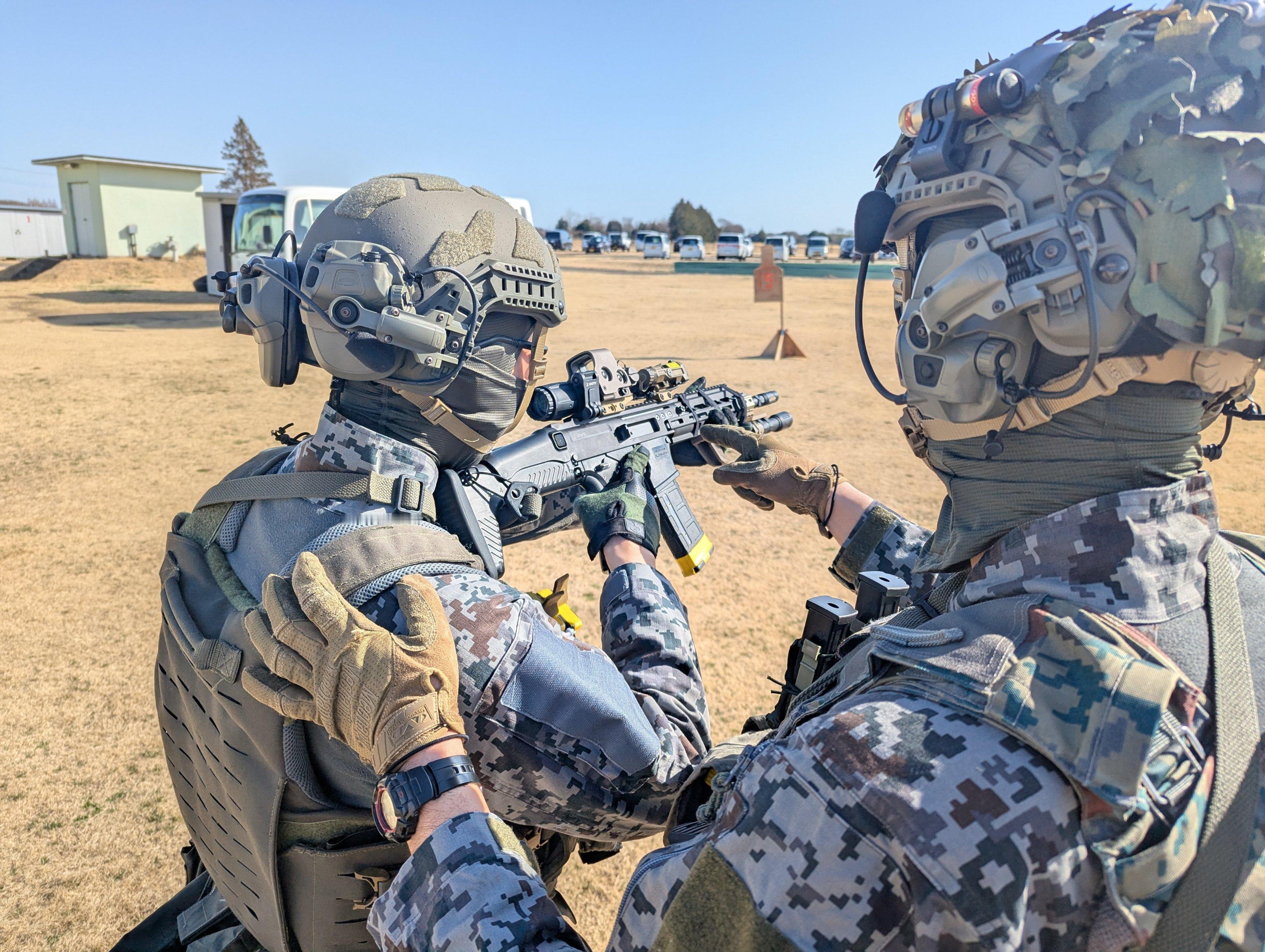 日本航空自衛隊航空戦術教導団基地警備教導隊在百里基地进行教员资格考试烽火问鼎计划