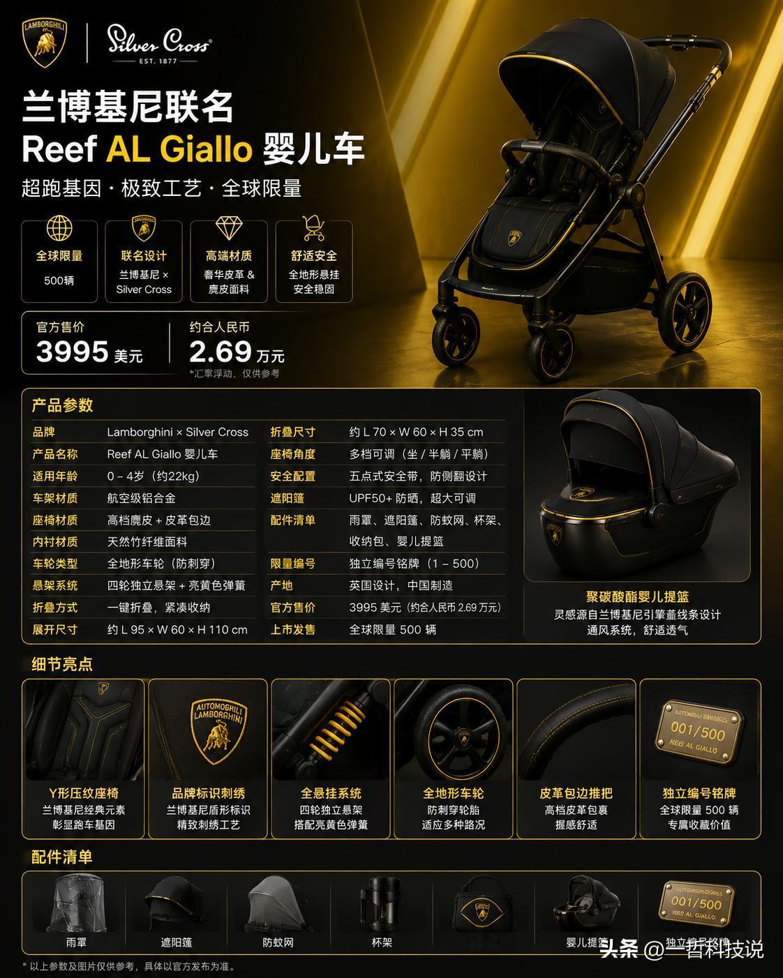 2.69万元买一台婴儿车，兰博基尼这次是将“超跑基因”从娃娃抓起了！就在今天